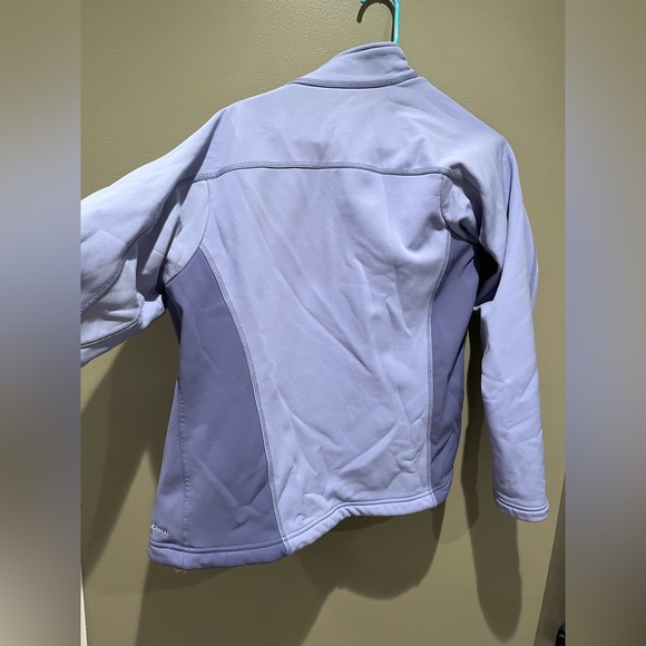 L.L. Bean Light Purple Full Zip Fleece Lined Weather Resistant Jacket Coat Fall - Picture 8 of 8